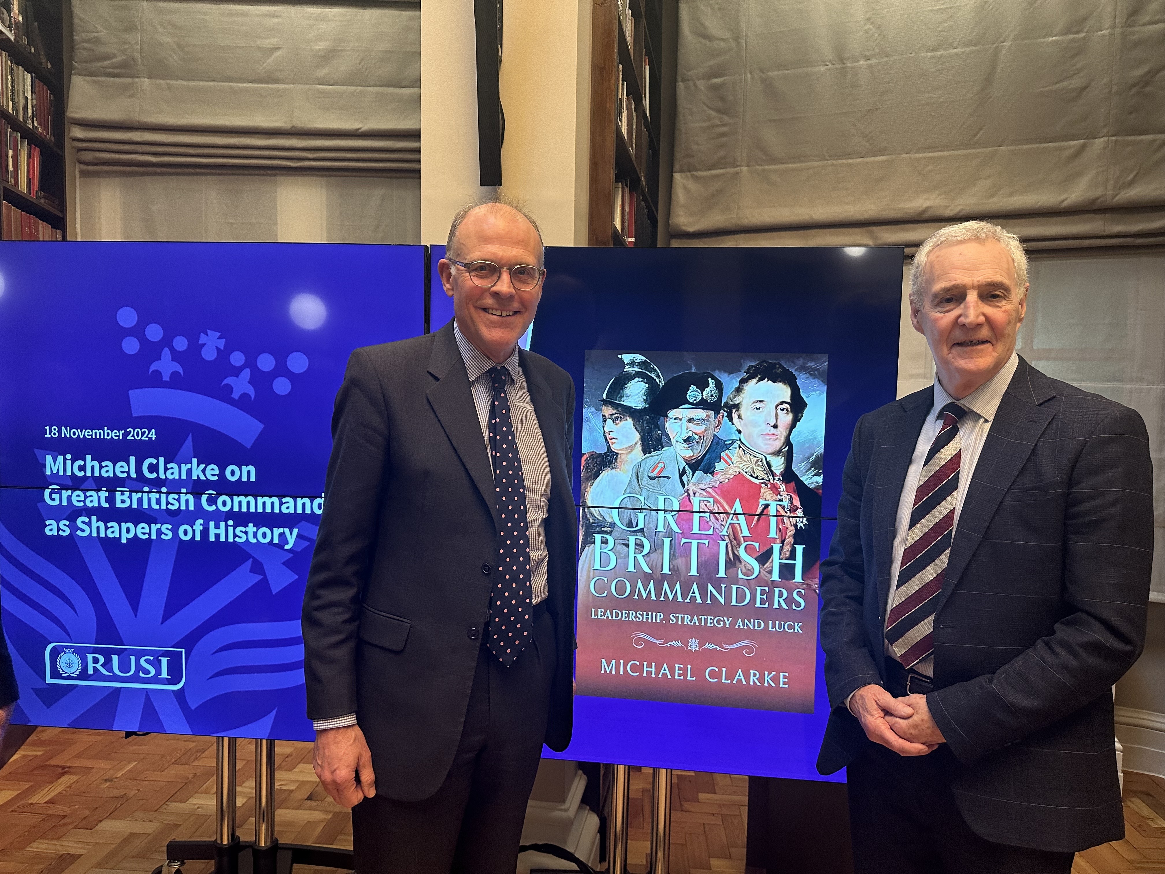 UDSS Attends the Launch of Great British Commanders by Professor